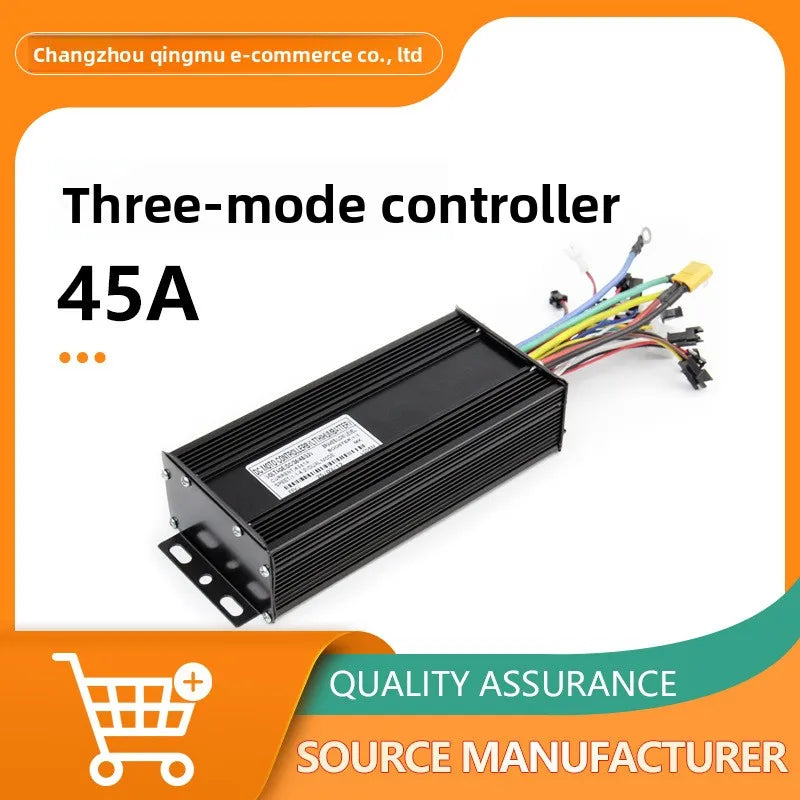 48V/52v 45A Sine Wave Dual Mode Ebike Controller for 2000W Ebike Brushless Motor