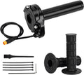 Ebike Full Twist Throttle for Macfox 3 Pin Surron Style Throttle Grip Kit 12V-72V