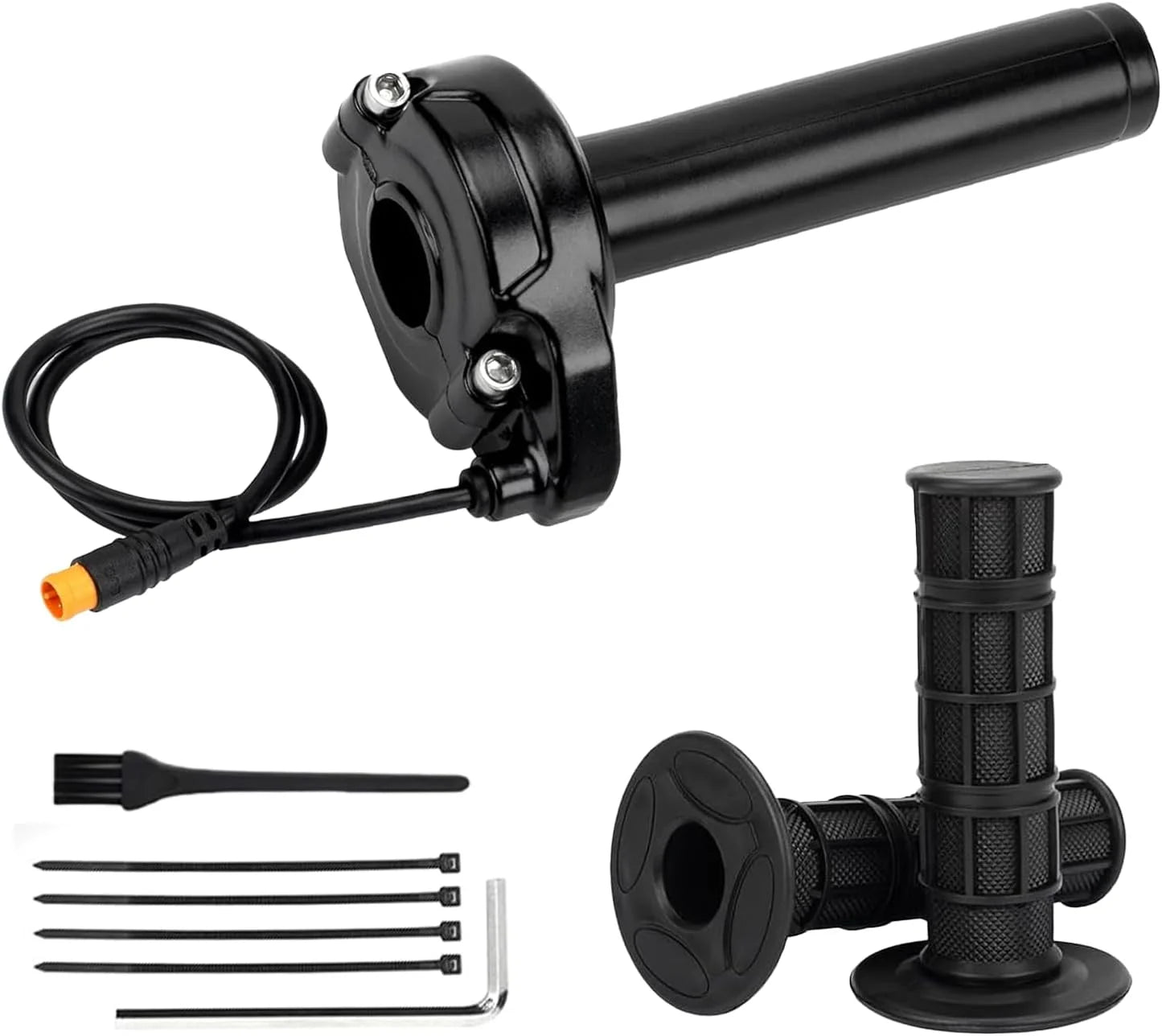 Ebike Full Twist Throttle for Macfox 3 Pin Surron Style Throttle Grip Kit 12V-72V